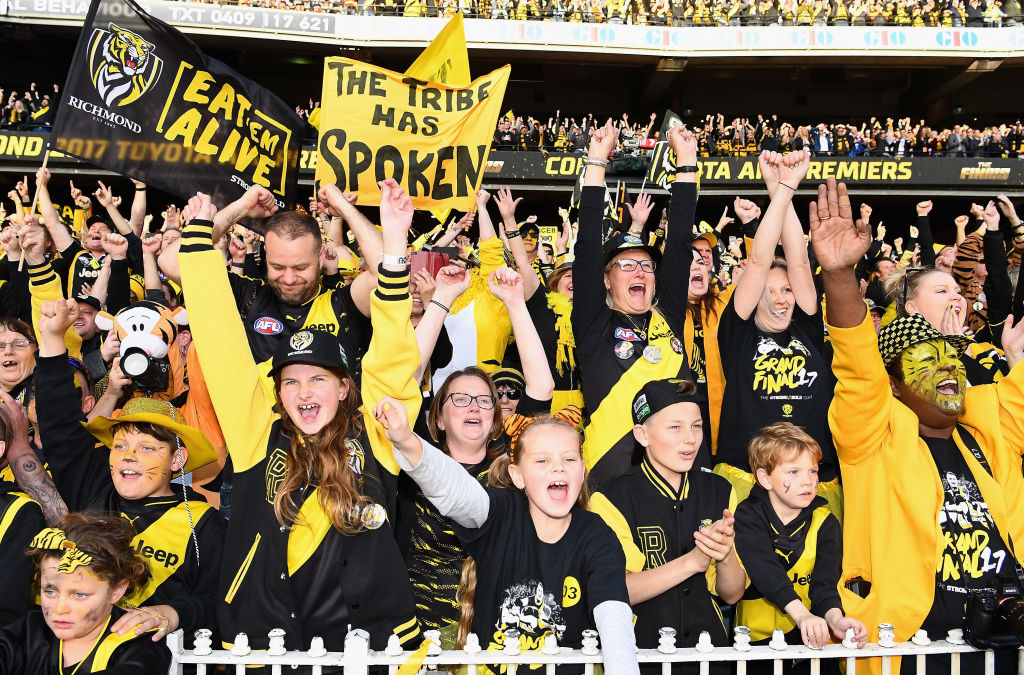 Richmond Football Club supported at the 2017 Grand Final