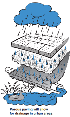 Cartoon of drainage 