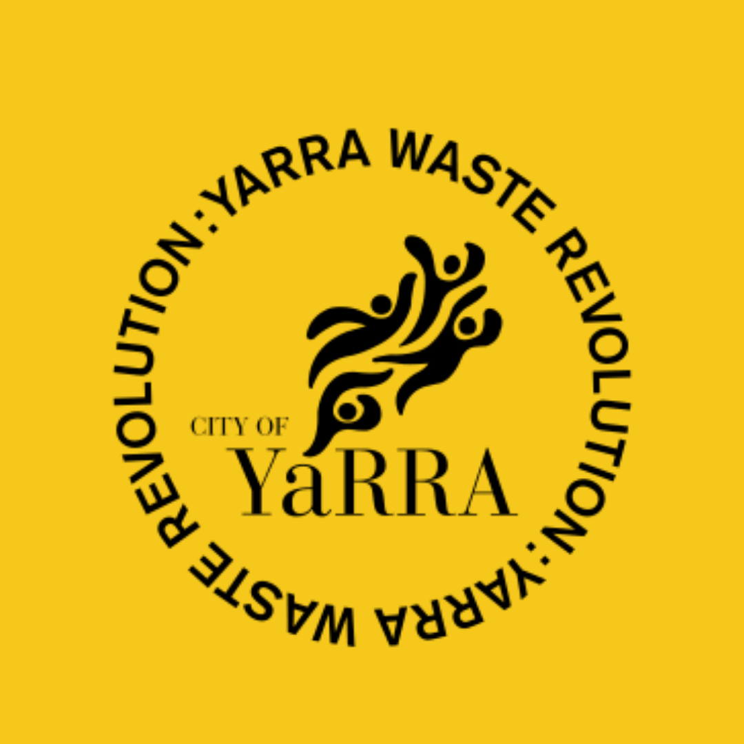 Yarra Waste Revolution Logo on yellow background