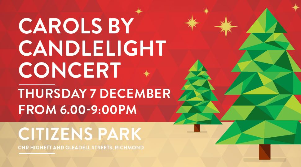 Carols by Candlelight event poster