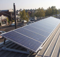 solar panels on north carlton library