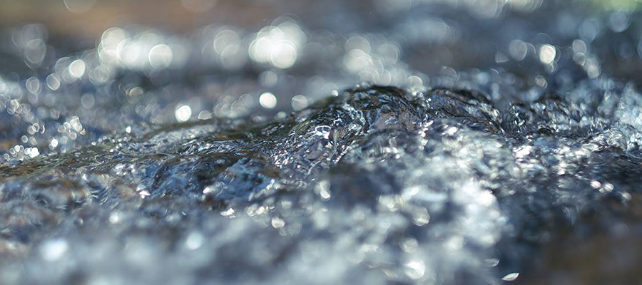 Close up image of water