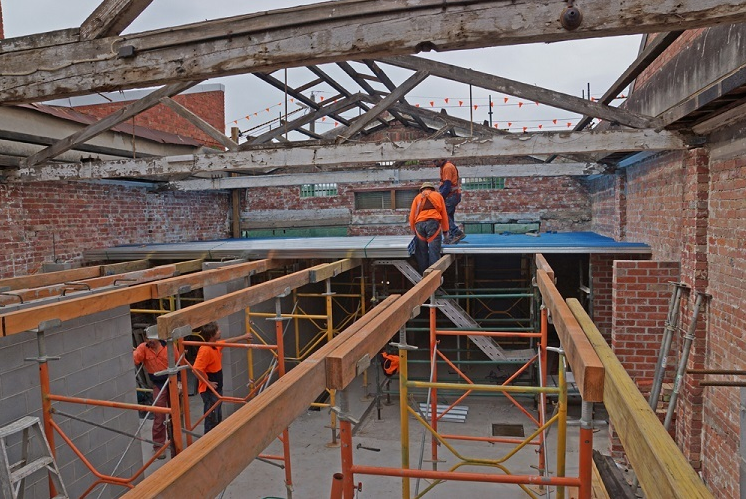 Image of building work site