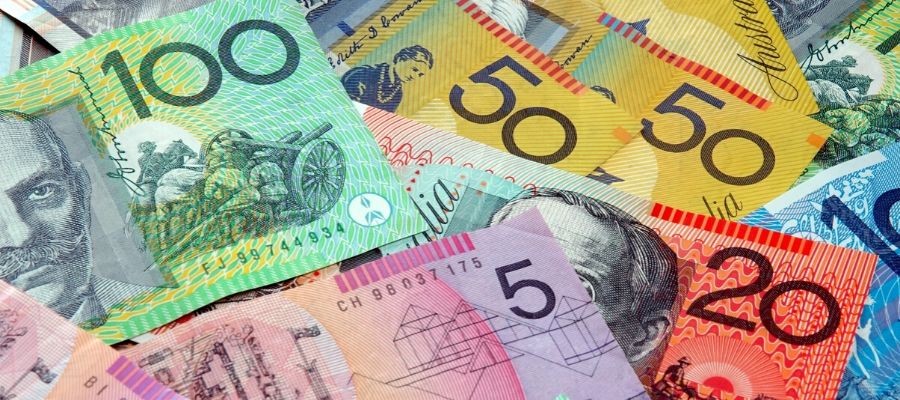 Photo of Australian bank notes