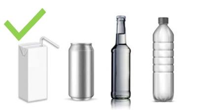 Drink containers not accepted by Container Deposit Scheme