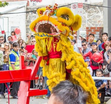 Chinese dragon victoria street lunar festival
