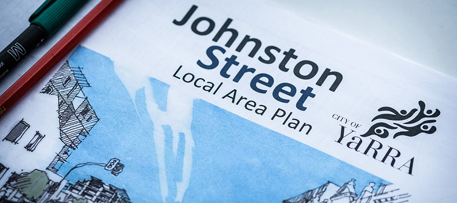 Close up of Johnston Street Plan